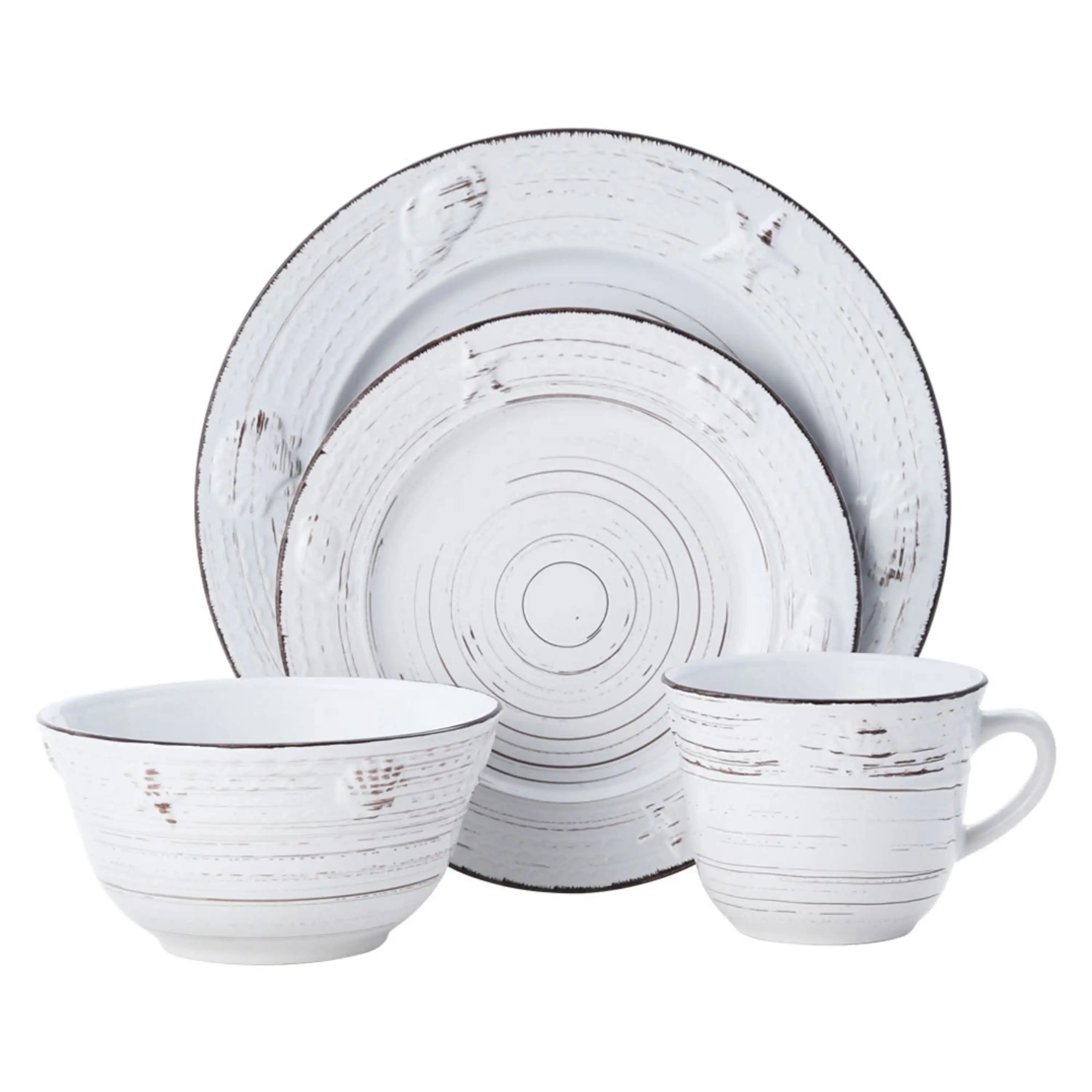 

Pfaltzgraff® Trellis Coastal 16-Piece Dinnerware Set White