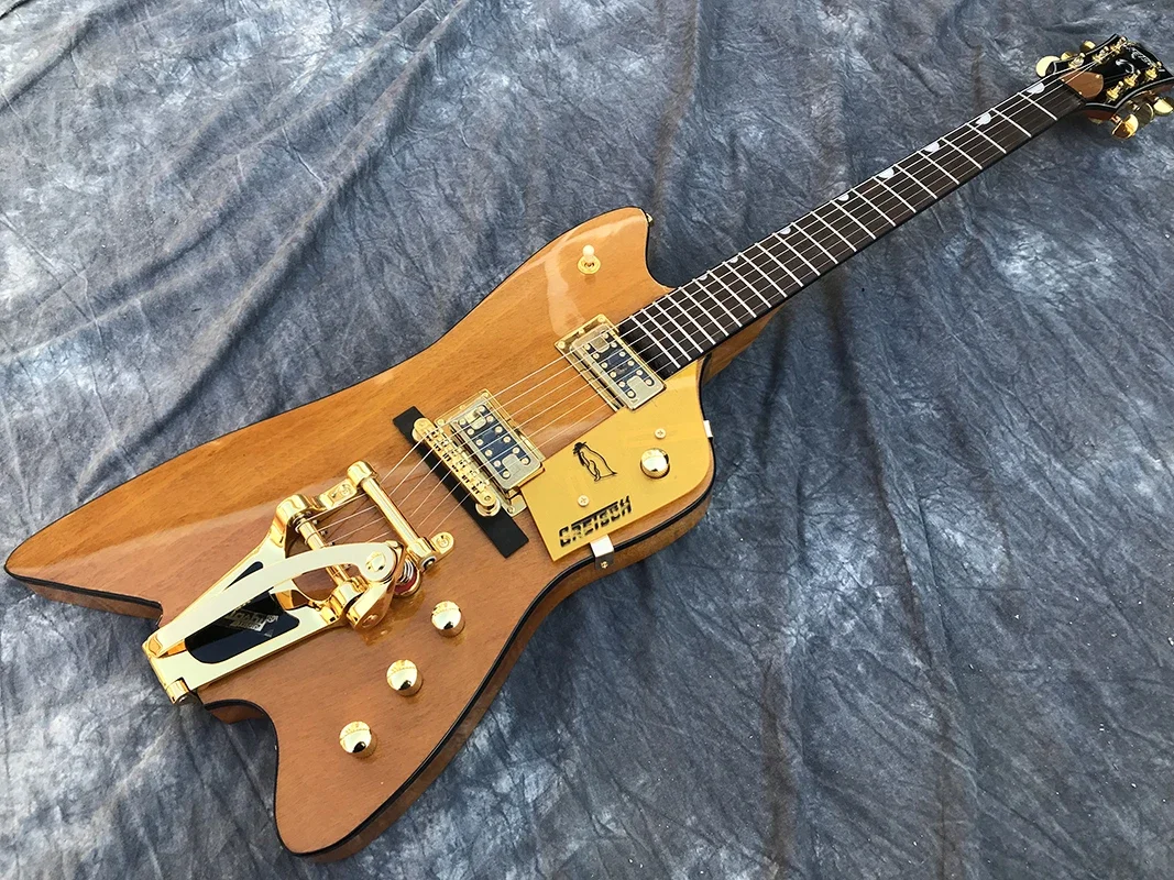 Горячая распродажа - электрогитара &quotBilly Bo Jupiter&quot OEM мост Bigsby Tremolo прозрачная