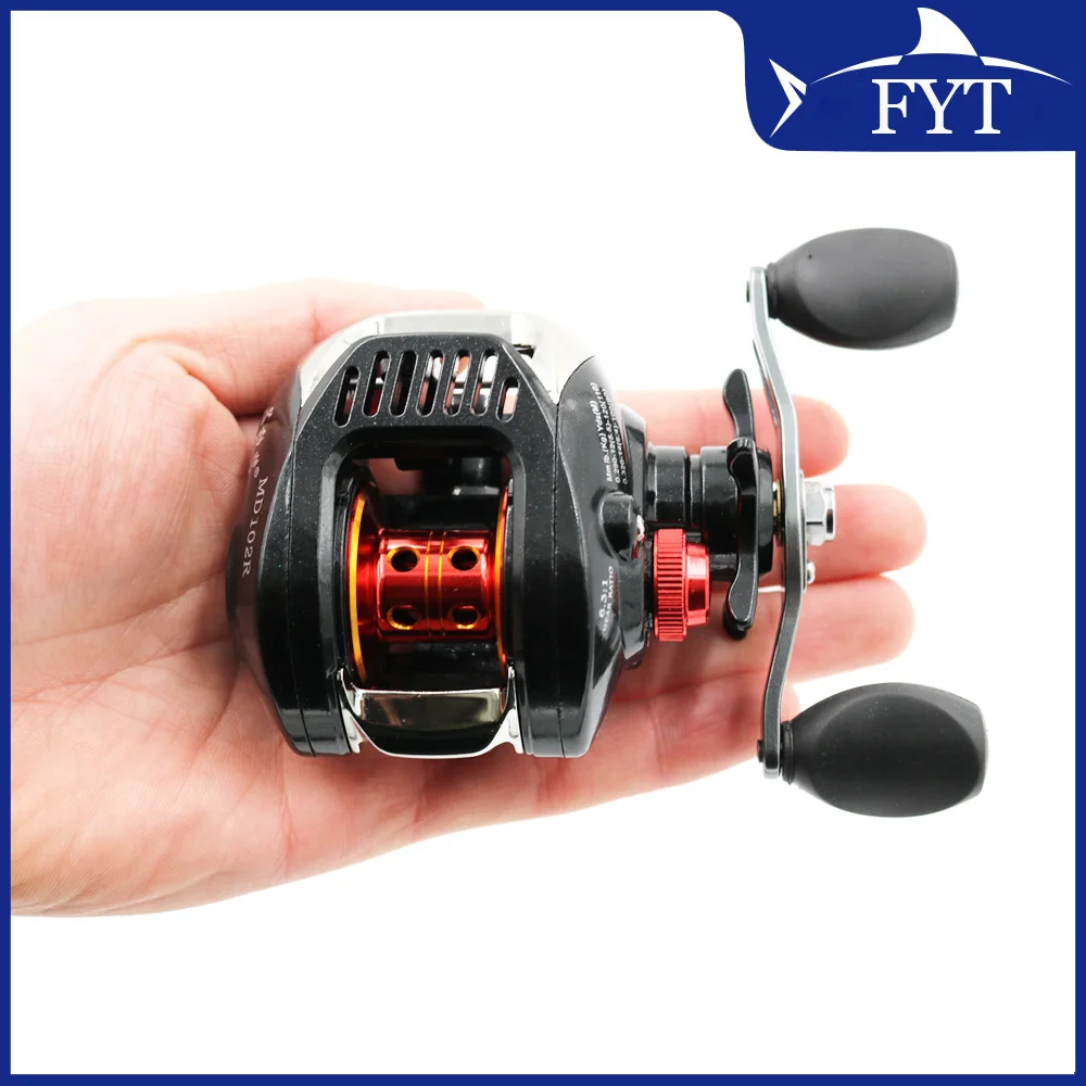 

New 10+1BB Bearings Right Hand Baitcasting Reel Sea Carp Fishing Reel 6.3:1 Lures Tackle Fishing Reel MD102R