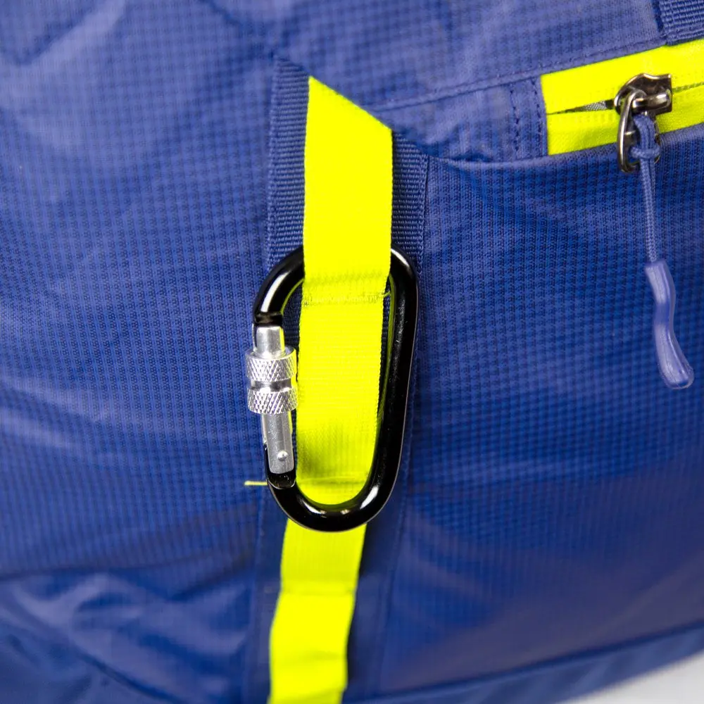 90 ltr Backpacking Backpack, Stadium Blue and Yellow