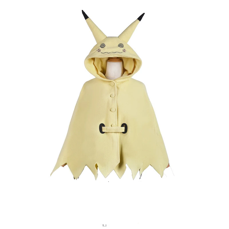 Фото Костюм для косплея Pokemon Anime Mimikyu Pikachu, одежда для Хэллоуина, карнавальная одежда, реквизит для детей, взрослых, девочек №5