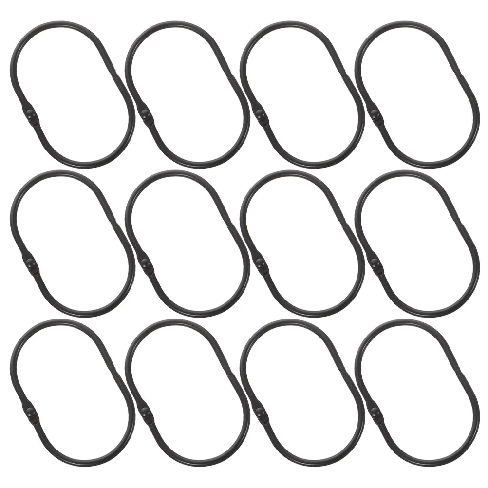 Кольца с пряжкой для штор открытый крючок душа шторы крючки застежкой овальный