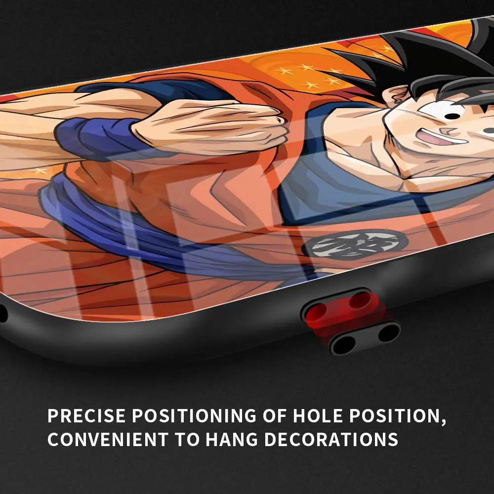 Стеклянный чехол для телефона Samsung Galaxy A51 A71 A50 A31 A70 A72 A52 5G A21s M31 M51 Sun Goku Dragon Ball |