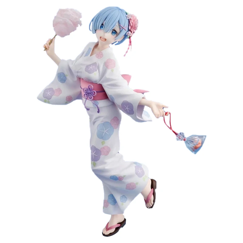 

23CM Re Zero 1/7 Scale Action Figure Rem Yukata Ver. Re:Life in a Different World from Zero PVC Collection Model Toy