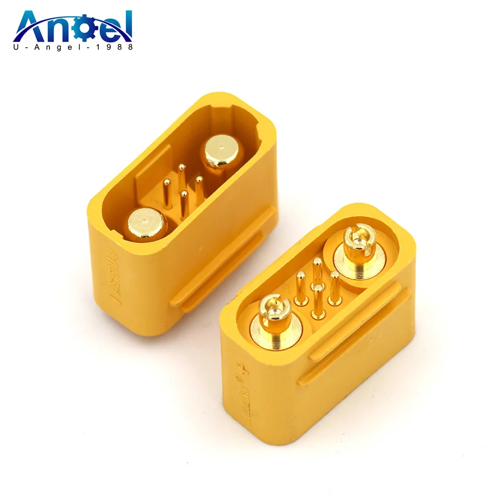 

Amass AS150UPB-M Male Plug No Resistance Large Current Plate Type Connector with Signal Pin for RC Aircraft FPV Drone