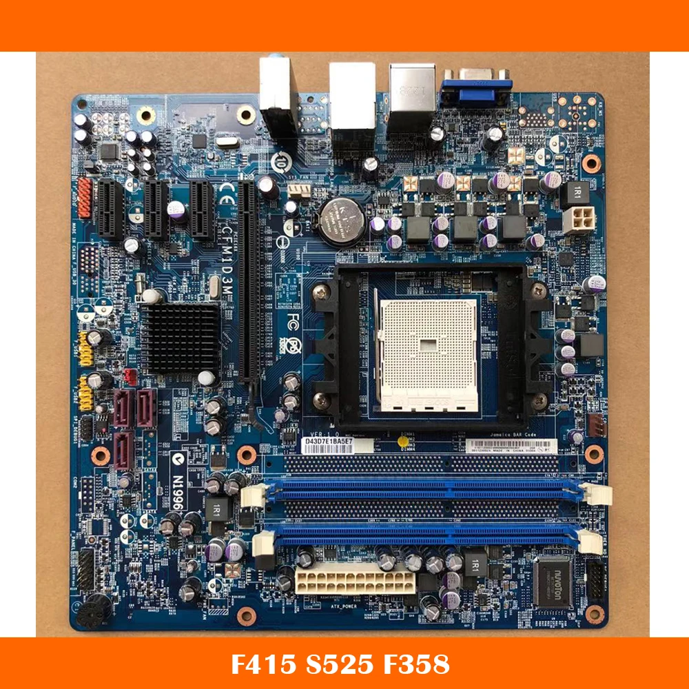 High Quality Desktop Motherboard For Lenovo F415 S525 F358 CFM1D3M FM1 Fully Tested