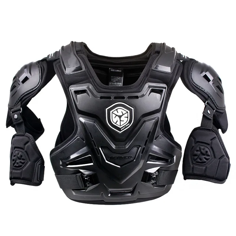 

SCOYCO Off-road Motorcycle Protective Vest Anti-fall Armor Clothing Shoulder Pads Detachable Knight Equipment Jackets Black M-XL