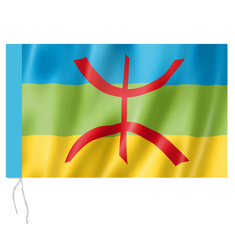 

Флаг Flagnshow 90x135 см, флаг берберской Северной Африки, флаги Amazigh
