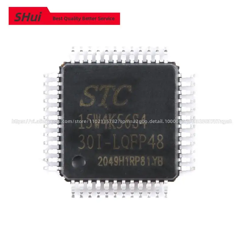 Новый оригинальный микроконтроллер STC STC15W4K56S4 STC15W4K56S4-30I-LQFP48 8051 Микроконтроллер микроконтроллер