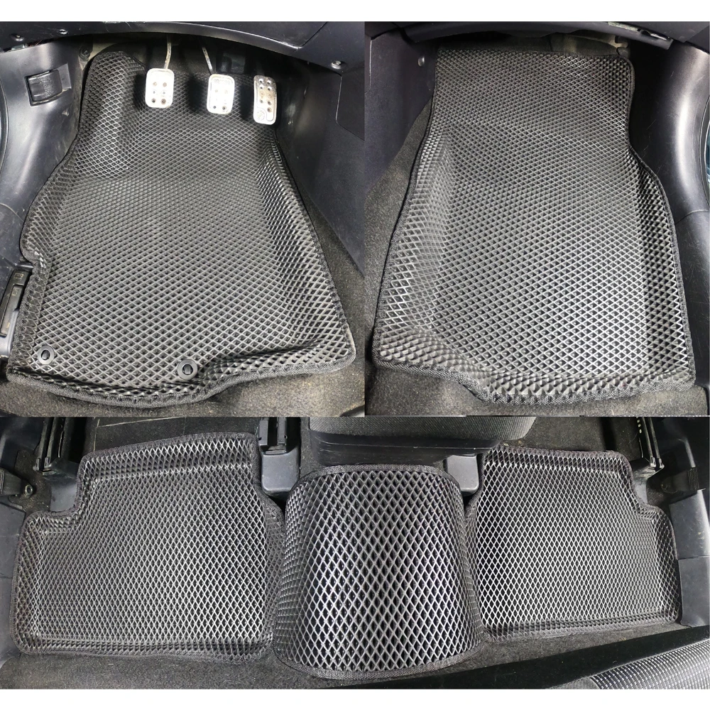 Новинка! Коврики Ева с Пресс Бортами на Mitsubishi Lancer Х CITY черный |