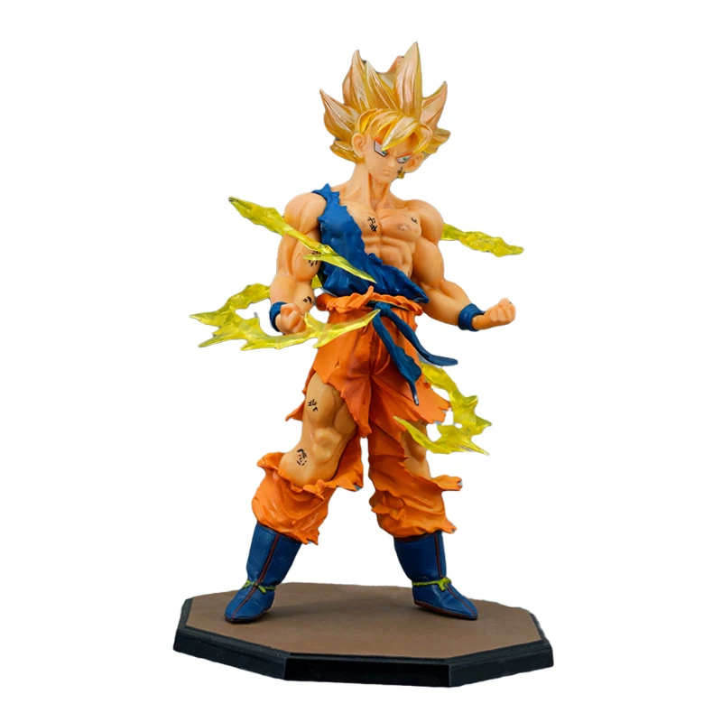 

1PCS Dragon Ball 16CM Anime Son Goku Dolls Super Saiyan PVC Fugure Goku DBZ Models Collection Action Figure Toys Kids Gifts