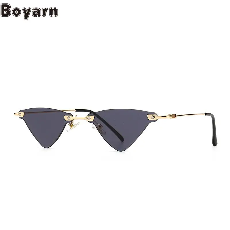 

Boyarn Oculos UV400 Shades Modern Sunglasses, Street Photography, Ins Online Popular Model, Triangular Sun