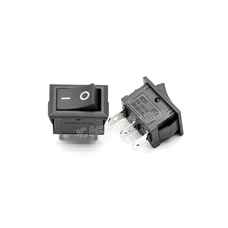

10pcs 15*21mm 3PIN ON/OFF KCD1-102 Boat Rocker Switch 6A/250V Car Dash Dashboard Truck RV ATV Home new and original