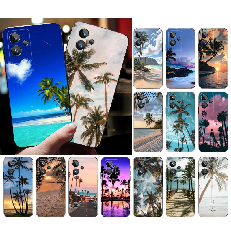 

Palm Tree Summer Beach Sea Phone Case for OPPO Realme 10 Pro Plus 9 8 7 6 Pro GT 2 Pro X2 Pro C21Y C11 X3 SuperZoom Funda
