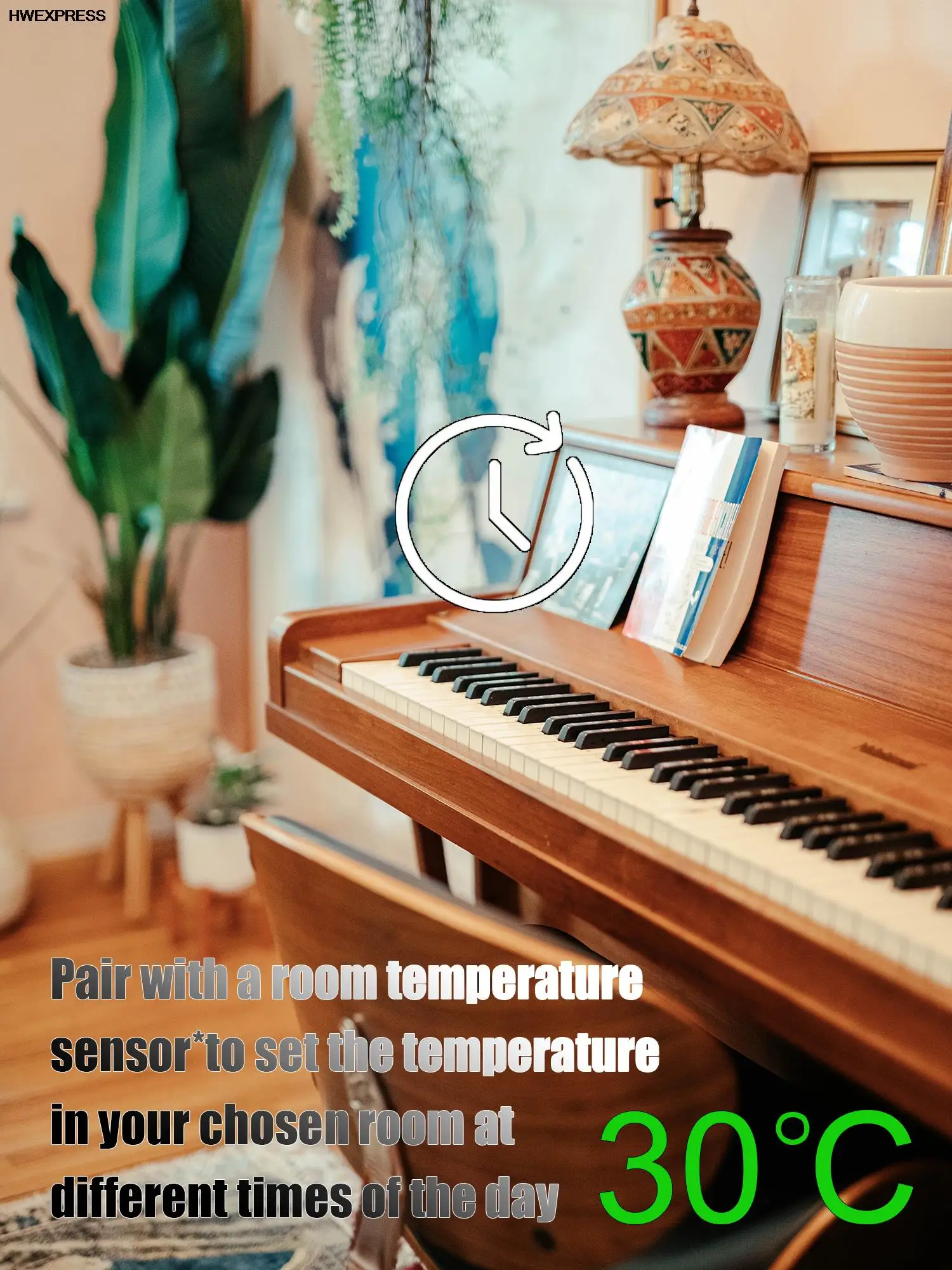 Термостат для обогрева помещений V8, 16 А, 230 В переменного тока (art.: 3920bf99ccd65) - 3920bf99ccd65