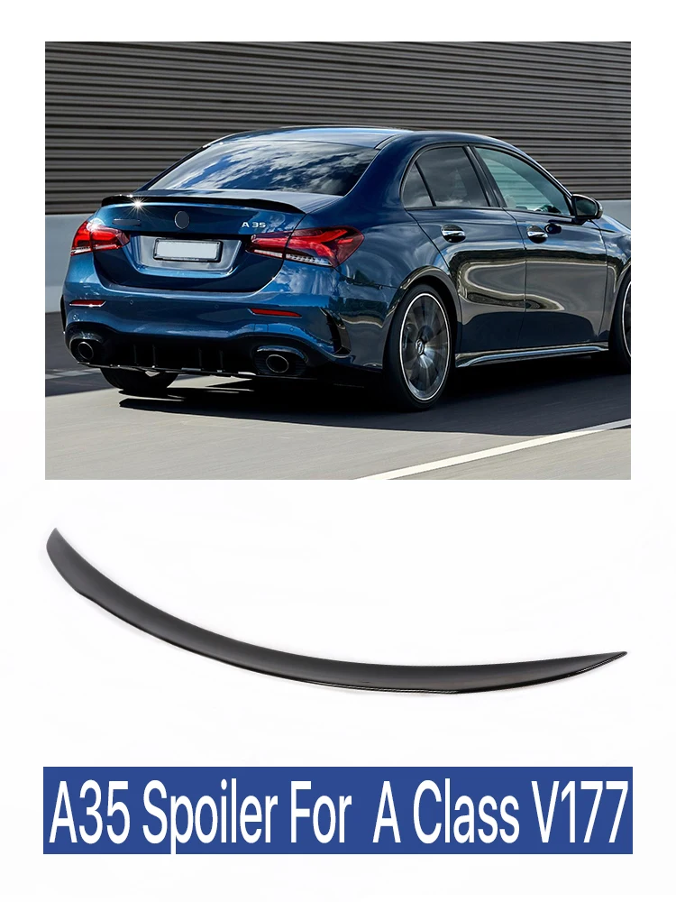 A35 воздушный сплиттер заднего багажника спойлер крыло для Mercedes Benz A Class V177 седан A180