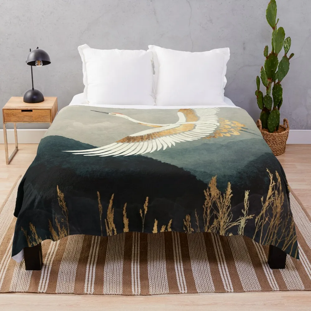 

Elegant Flight Chenille Sofa Best Woven Art Kawaii Bedding Throw Blankets