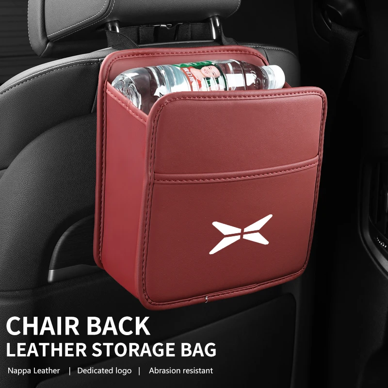 Автомобильный Органайзер на спинку сиденья кожаная сумка для хранения Xiaopeng P7 G9 G3