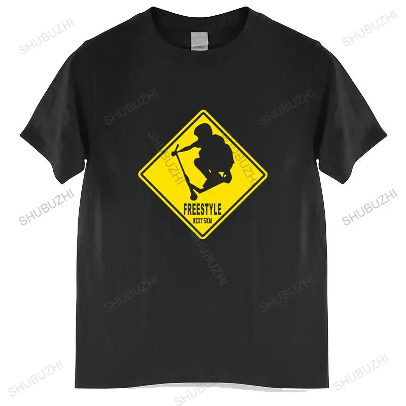 

Fashion brand t shirt mens Kids Scooter Freestyle Teken Gedrukt T-Shirt unisex t-shirt teenagers cool tops