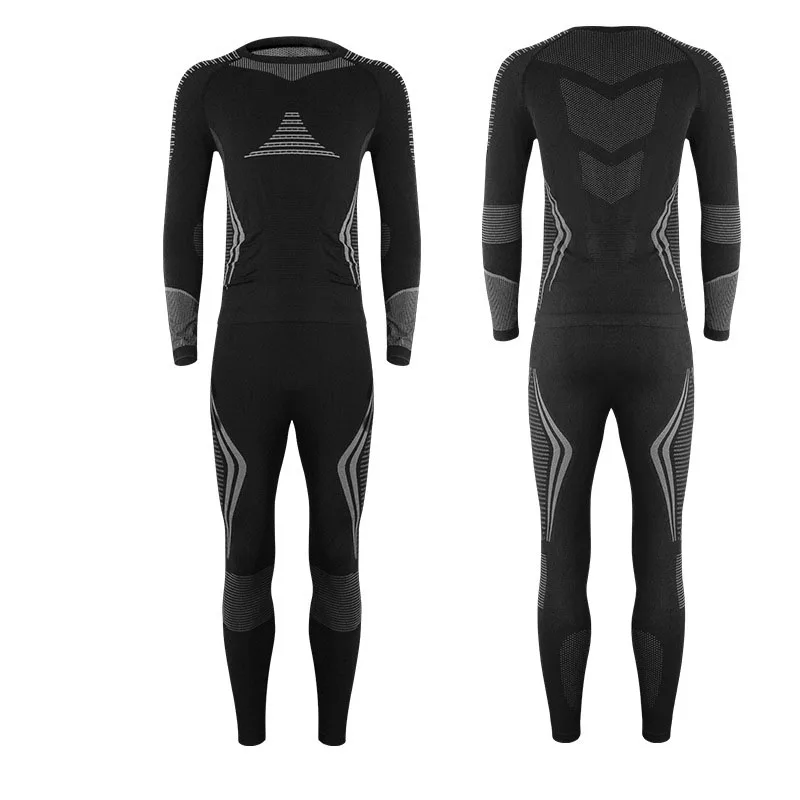 Зимние мужские комплекты лыжного термобелья мужской быстросохнущий