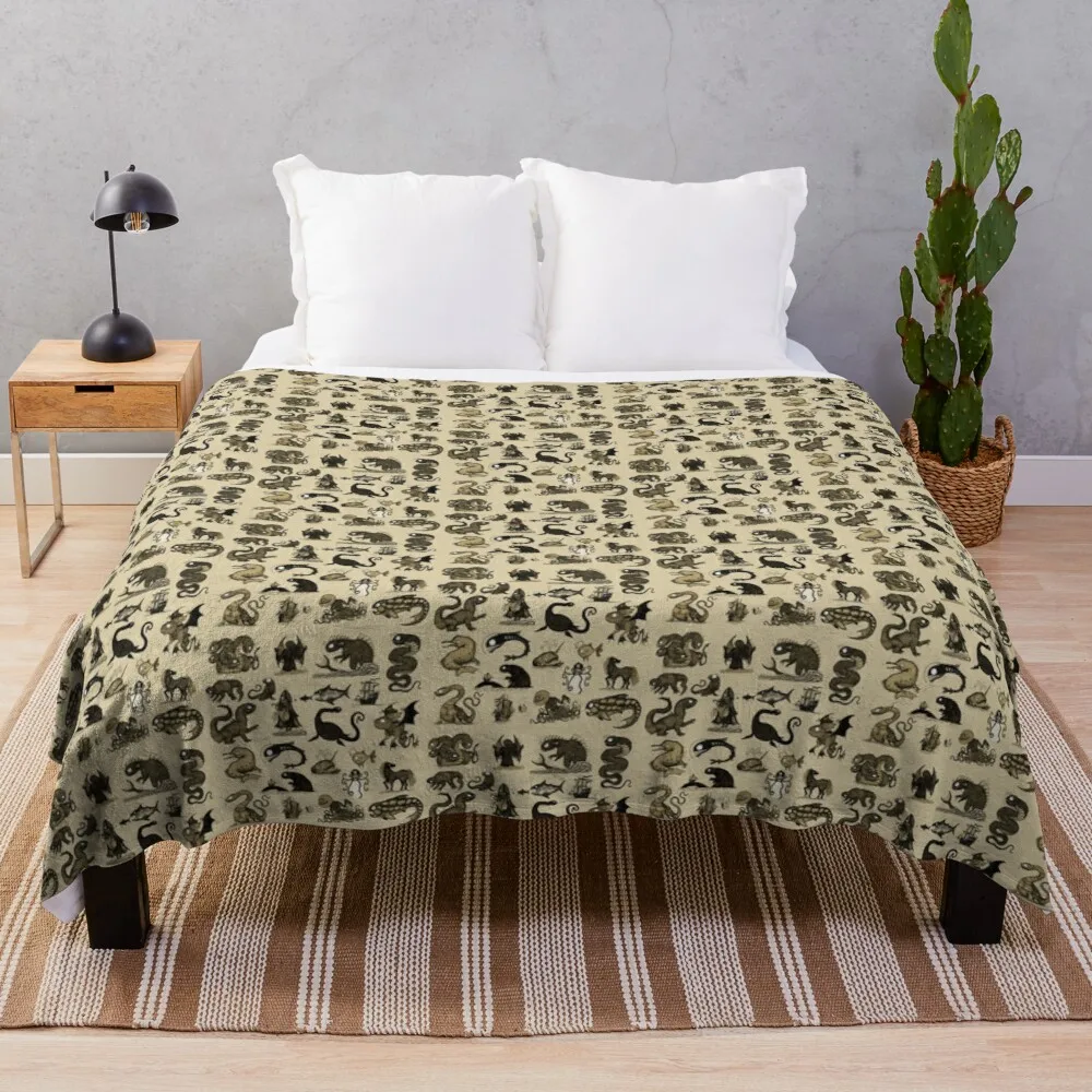 

Sea Monsters Collection Throw Blanket