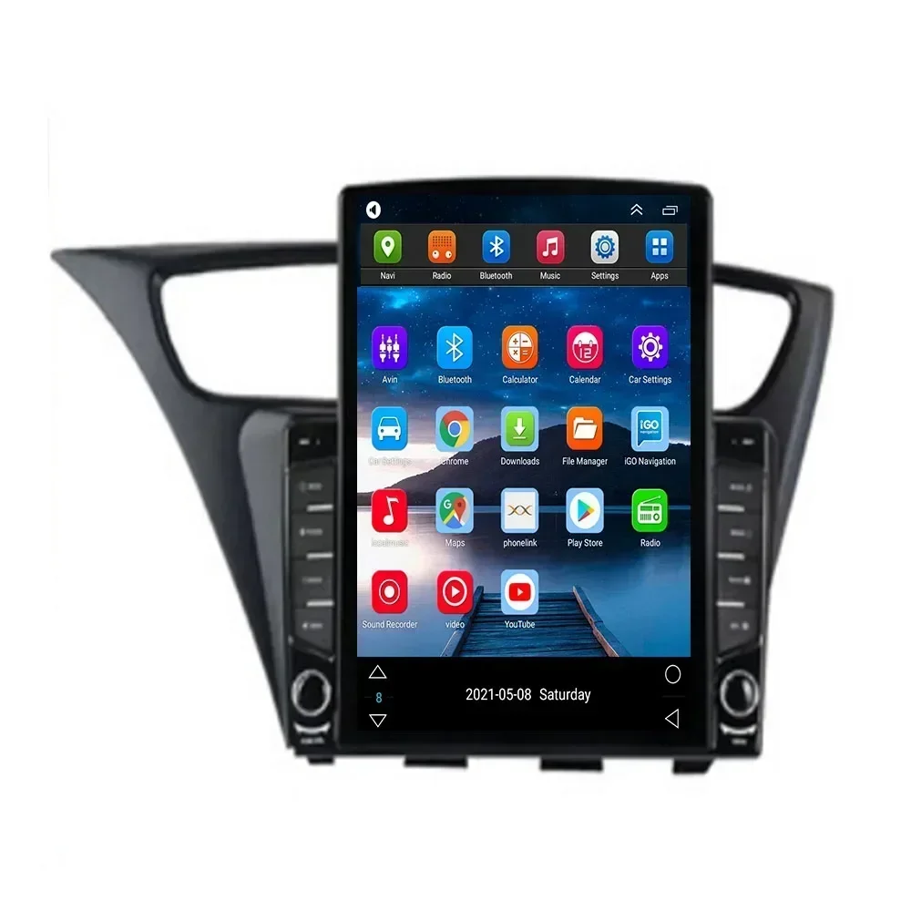 9 7 &quotAndroid для Honda CIVIC Hatchback 2012 2013 2014 2015 2016 2017 Tesla Тип Автомобильный радиоприемник