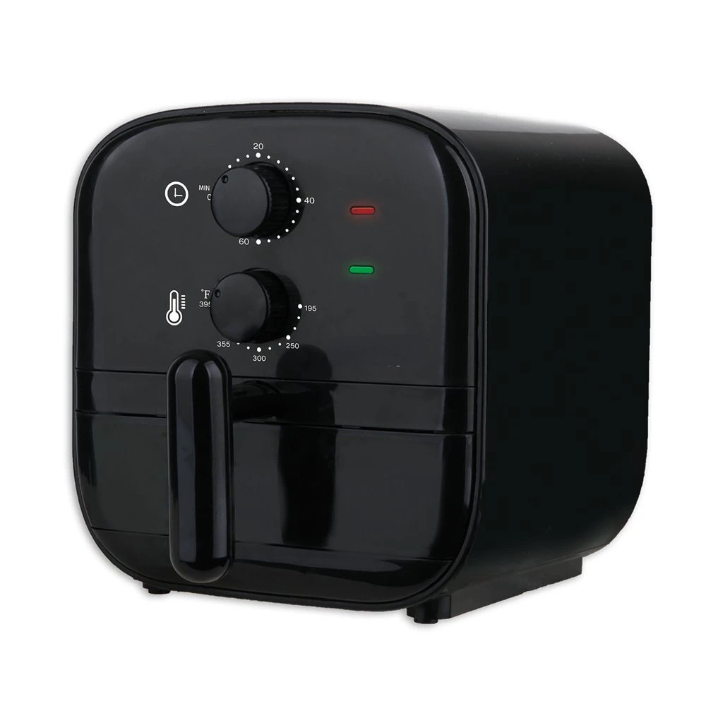 

1 Quart Small Air Fryer with 60min Timer and Temp Control- Black