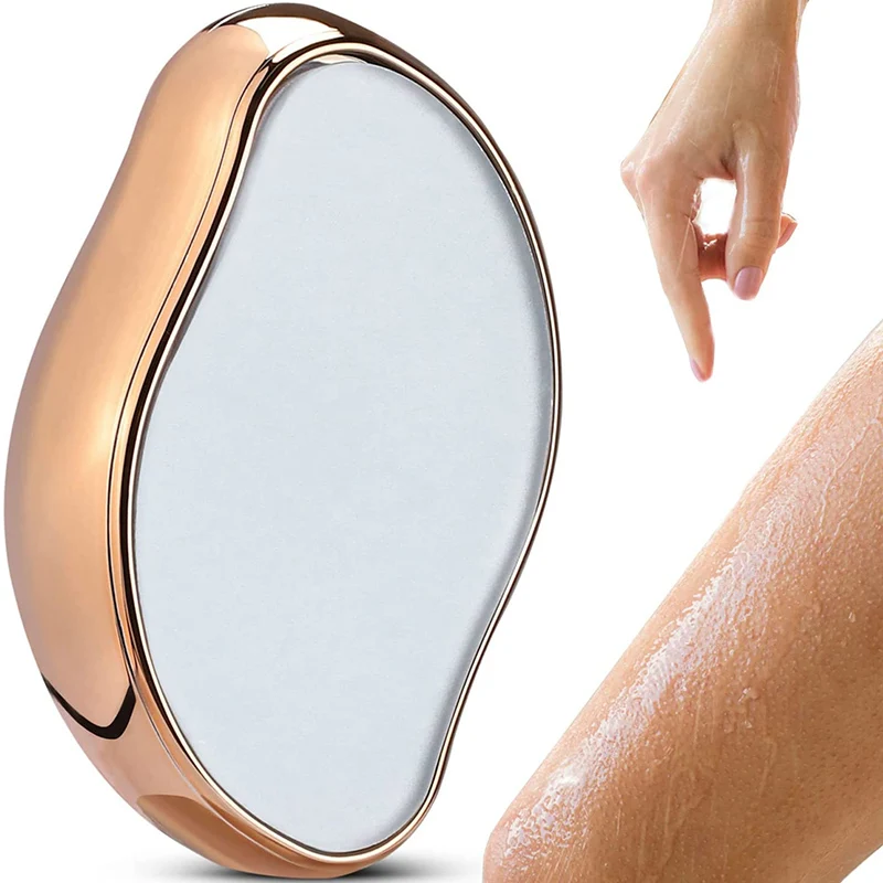 

Crystal Physical Hair Removal Bleame Hair Eraser Painless Safe Epilator Easy Cleaning Body Beauty Reusable Glass Hair Remover