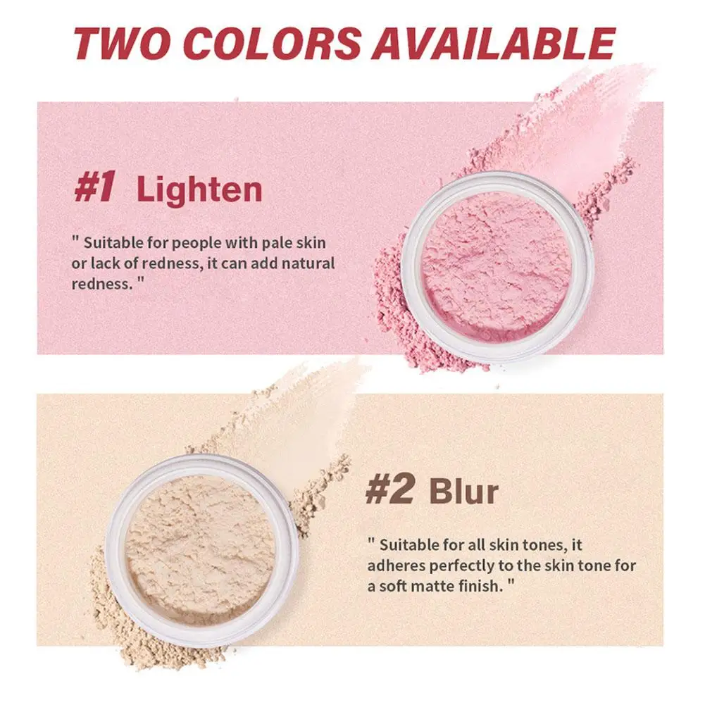Lakerain Setting Powder Стойкая матовая натуральная фиксирующая пудра для контроля