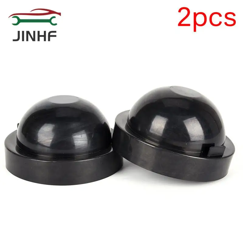 

2Pcs Dust Cover Rubber Housing Seal Cap Dust Cover for Car LED Headlight Black