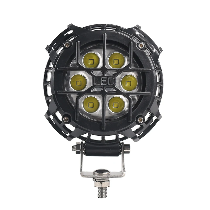 

3800LM 6000k Led Spotlight 21W Round Lens Floodlight Car Work Light Atmosphere Light For Automobile Truck Off-road Vehicle Light