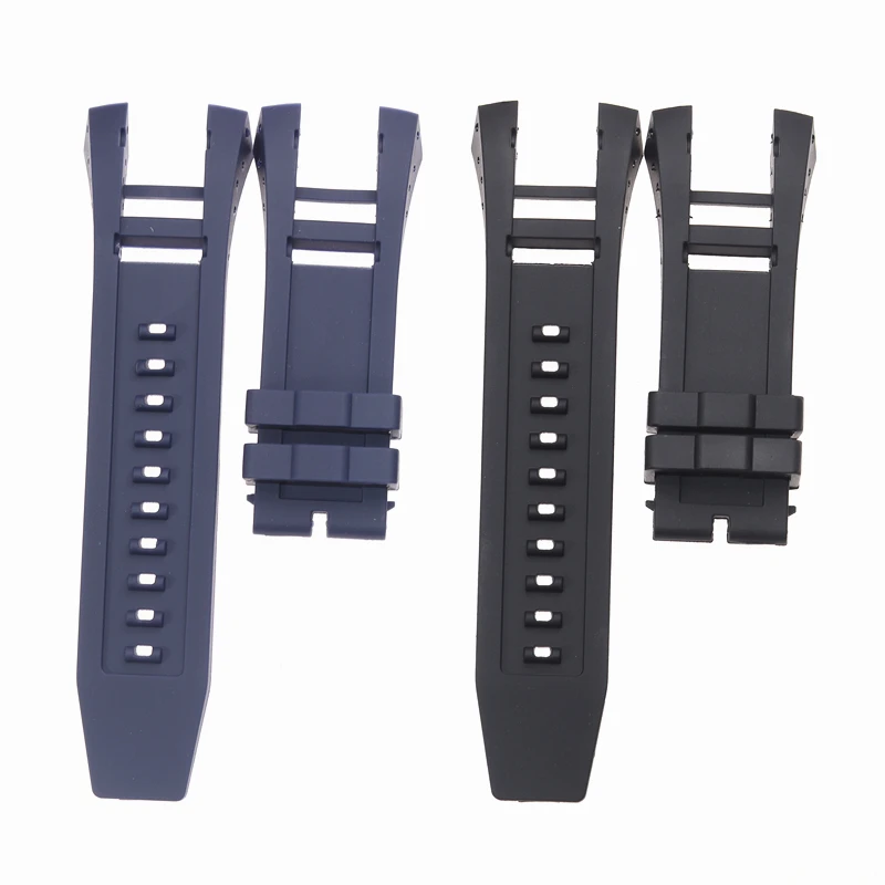 Watchband For INVICTA Diver Notch High Quality Rubber Black Blue 34mm Silicone Watch Strap Watch Accessories Men