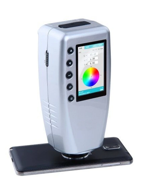 

Портативный цифровой цветной анализатор 8 мм, тестер разницы в цвете пластмассы, цена DH-WR-10