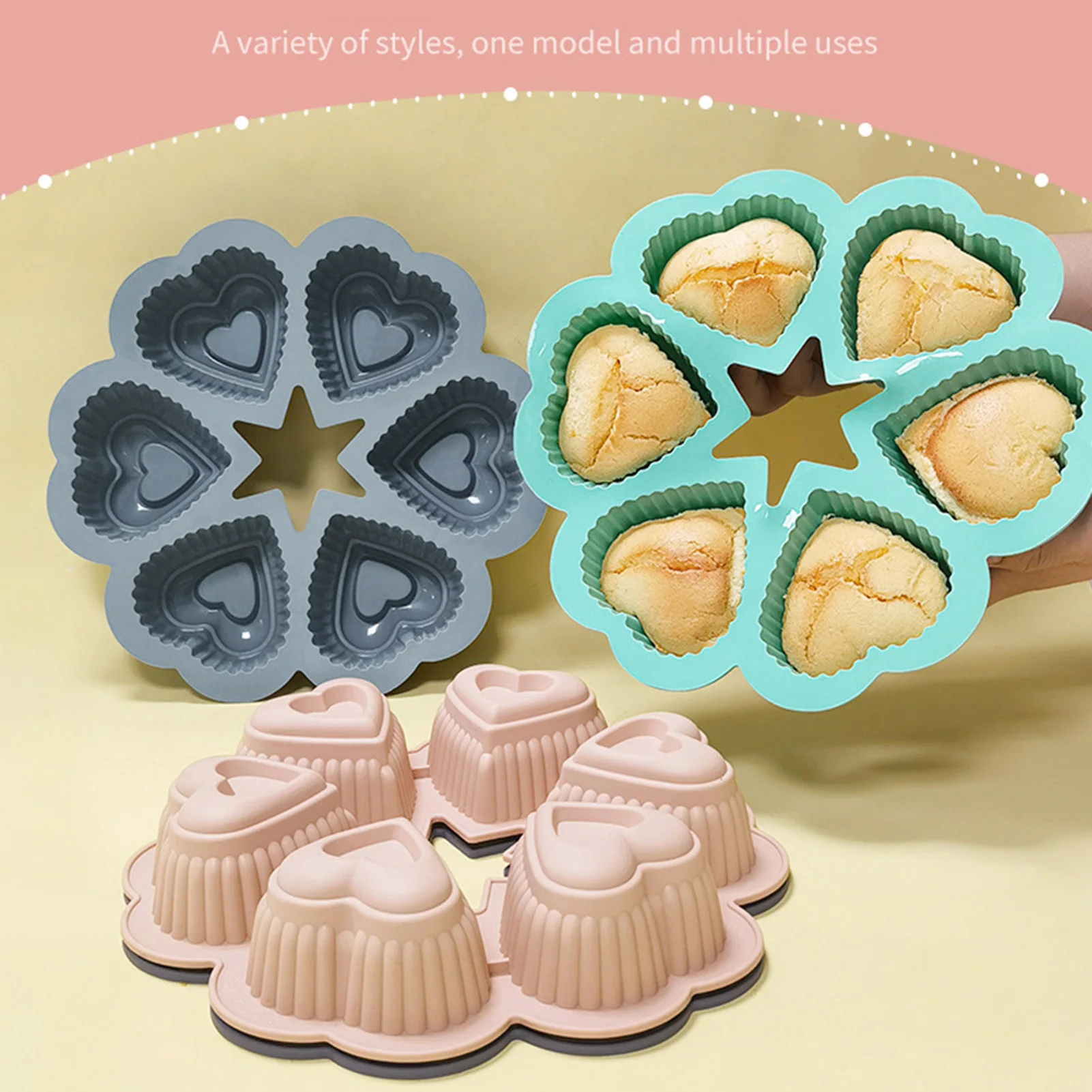 

Силиконовый трафарет для мусса, фотоформа для выпечки своими руками, многоразовая силиконовая форма для тортов XHC88