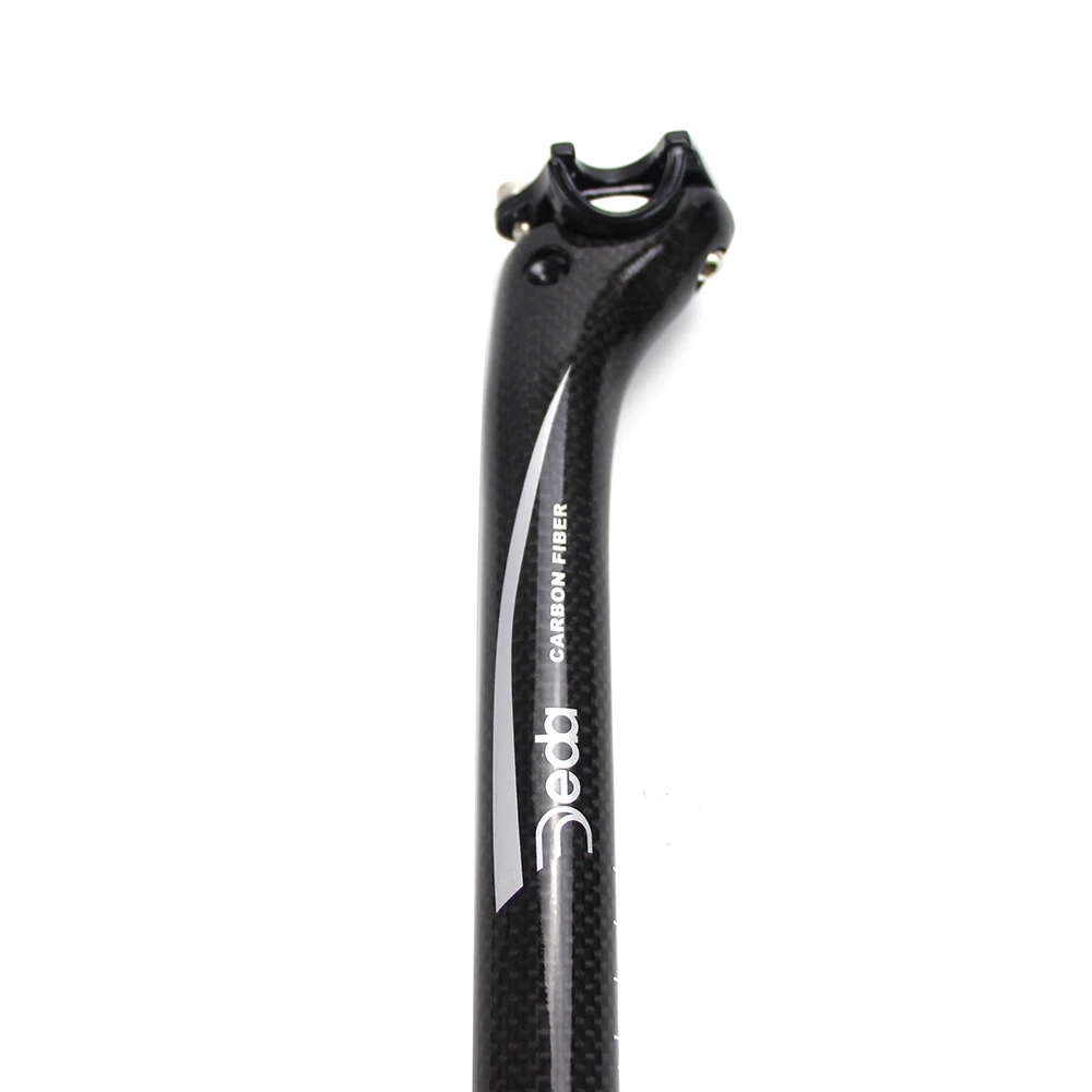 Deda Full Carbon Fiber Bicycle Seatpost Mountain/Road Bike 3K Glossy Seatposts 27.2/30.8/31.6*350/400mm