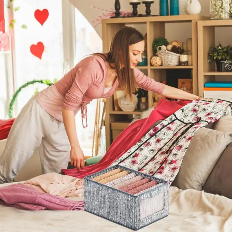 Складные контейнеры для хранения под кроватью вертикальные ящики прозрачные