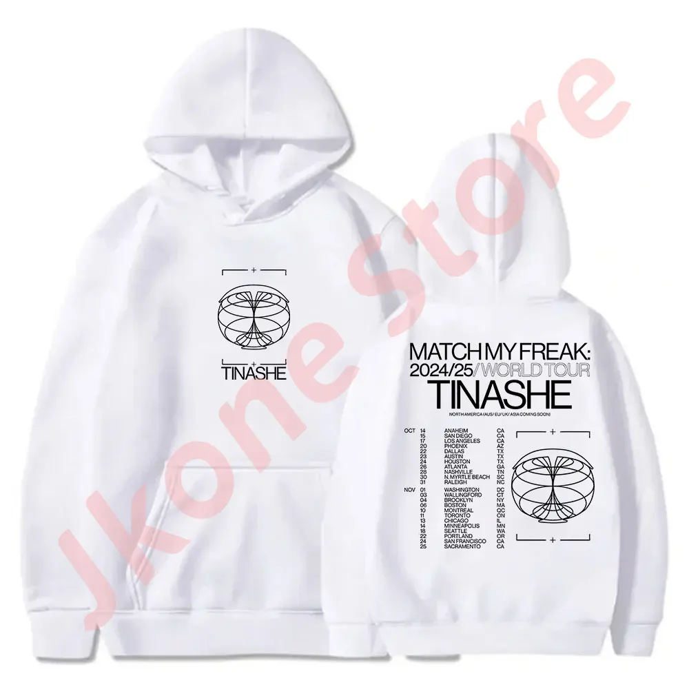 Tinashe Match My Freak World Tour Merch толстовки новые пуловеры с логотипом зимние женские и