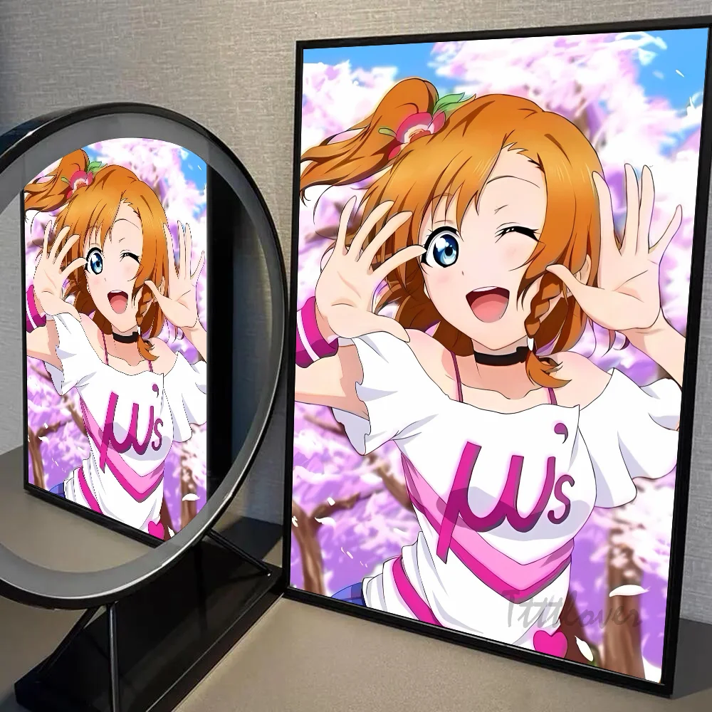 Аниме L-образный постер kfukao Honoka настенное искусство домашний декор для комнаты