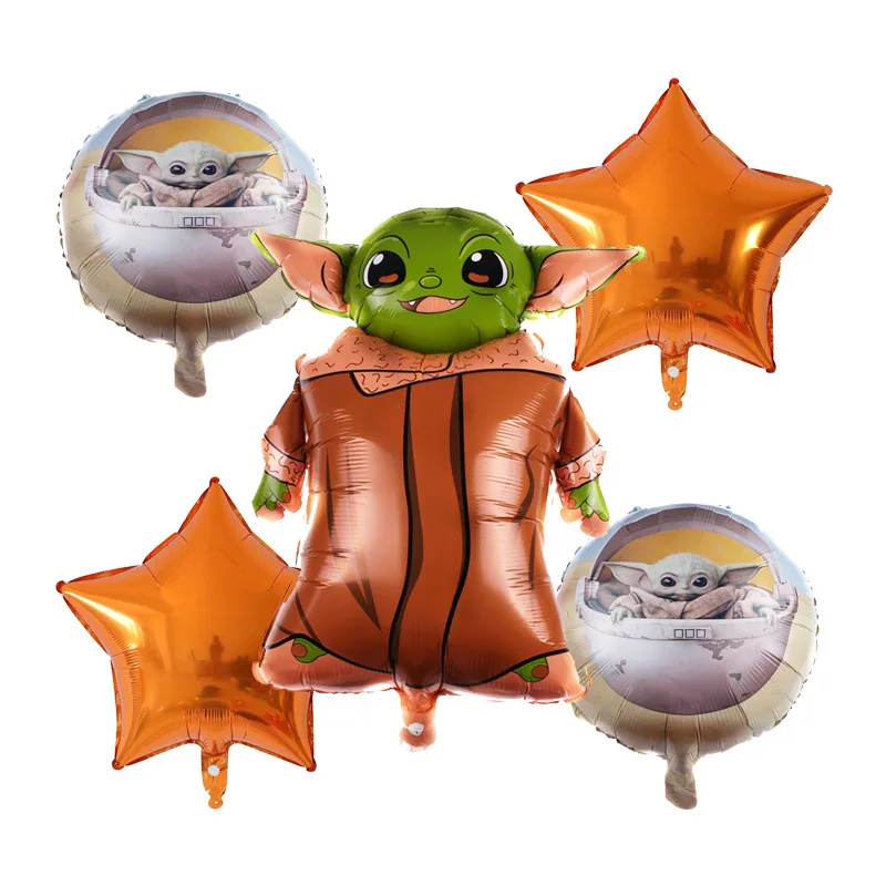 5 шт./набор Детские фольгированные шары Звездные войны |