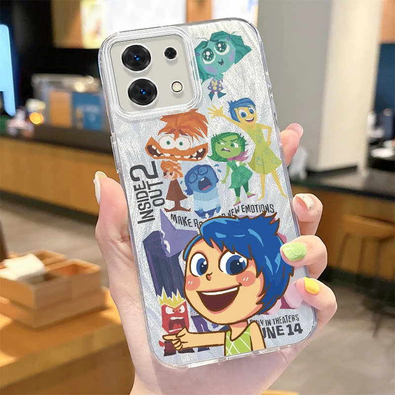 Disney Inside Out 2 Camlet Case for Xiaomi Redmi Note 13 12 Pro Plus 12S 11S 5G 11 10 9 4G 13C 12C 10C 9C A3 A2 A1 Hard Cover