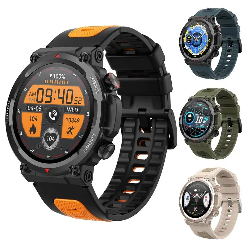 

Waterproof Fitness Smart Watches 1.39-Inch Androids Phone Compatible 7 Sports Modes Fitness Trackers Blood Oxygen Sleep Monitor