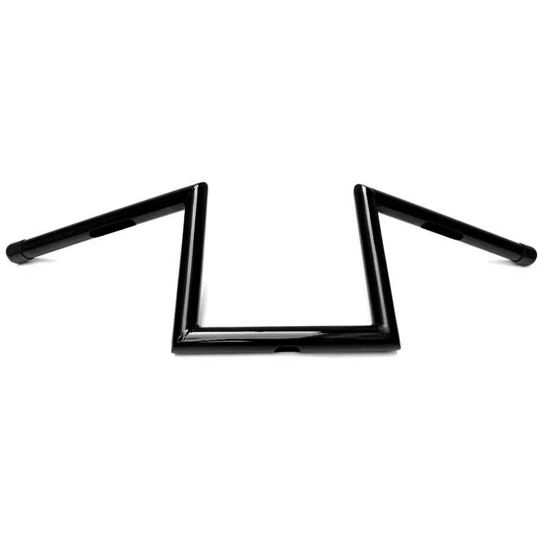 Фото Руль 8 дюймов Rise Z Bar 3 отверстия 1 дюйм Узкая вешалка Ape подходит для Harley Sportster Dyna Kawasaki Yamaha Chopper Bobber Cafe Racer №1