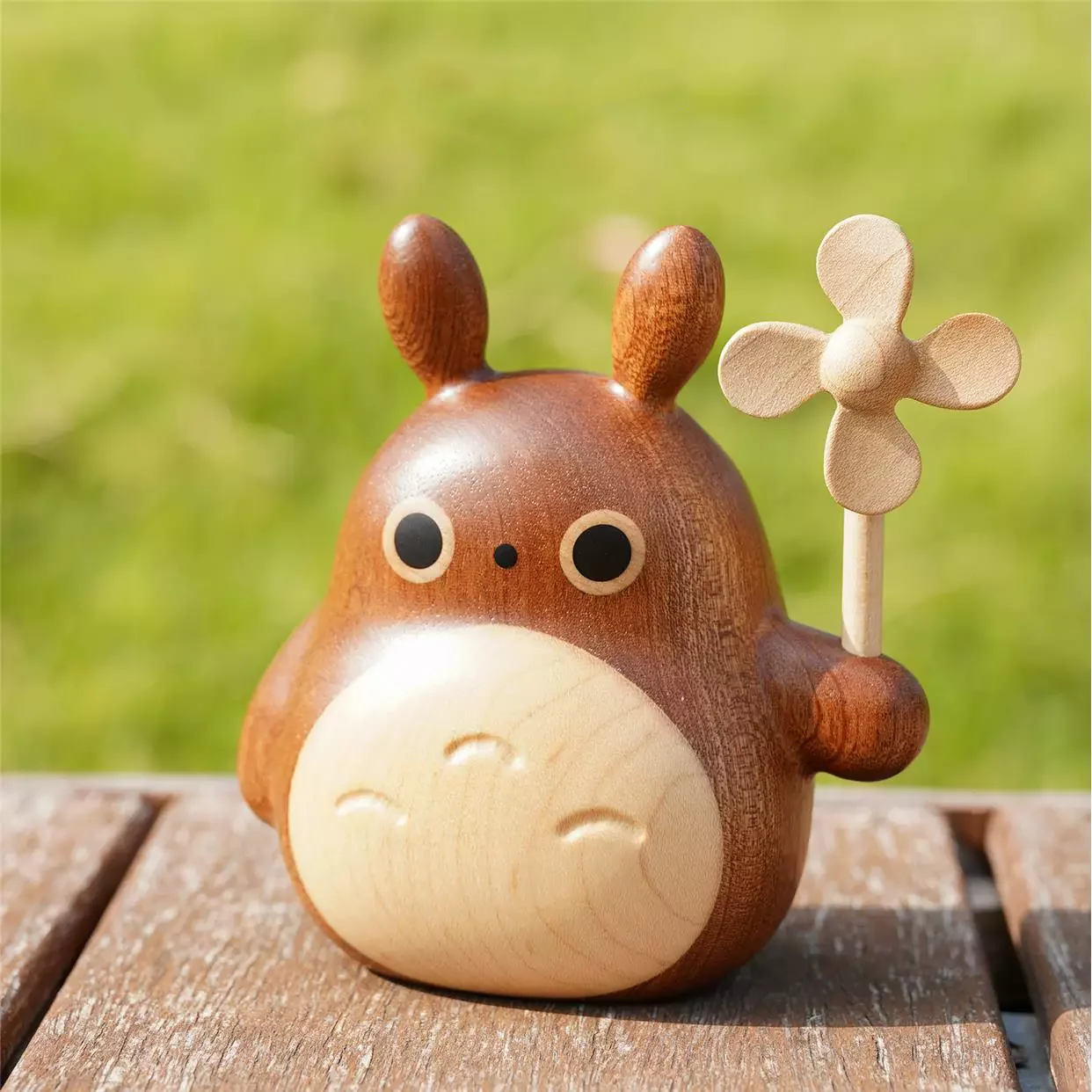 

Креативные резьбовые украшения Totoro, ароматерапия, деревянные поделки, украшение стола, аксессуары, фигурки