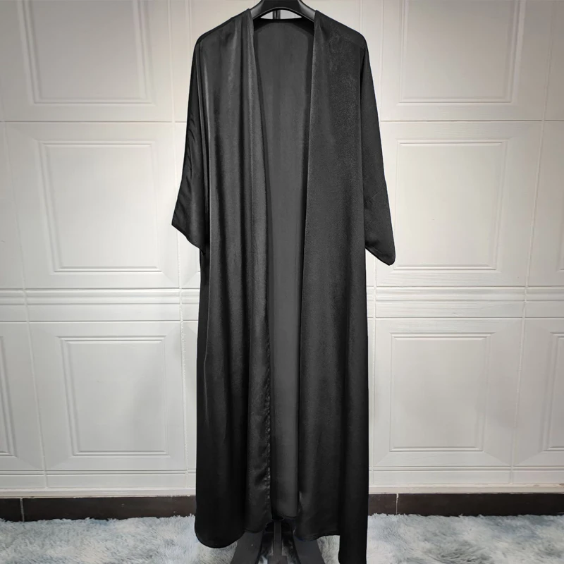 Открытый стиль Рамадан Кафтан Абая для женщин Свободный крой Мусульманское