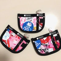 cartoon lesportsac hello kitty snoopys pikachu cute rabbit kawaii fashion anime storage bag coin purse key case kids toys gift