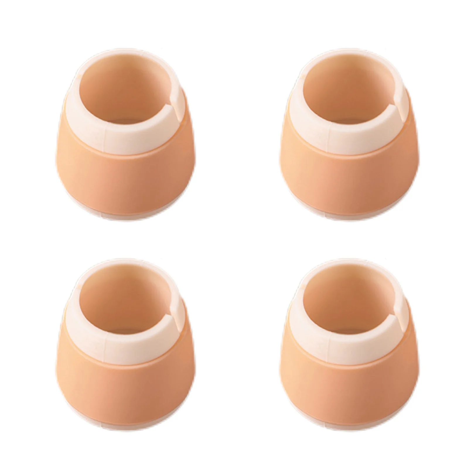 

4 Pcs Chair Leg Protectors For Hardwood Floors Silicone Felt Furniture Leg Cover Protecting Floors From Scratches And Noise