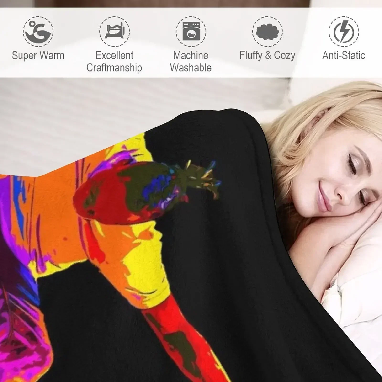 Цветное одеяло Kickflip Thins детские летние декоративные одеяла