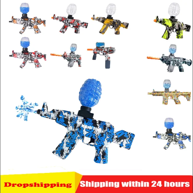 

New Rifle Electric Toys Gun Gel Water Ball Bullet Airsoft Automatic Burst Pistol Quick Shooting Handgun Outdoor Boy Kids CS Game