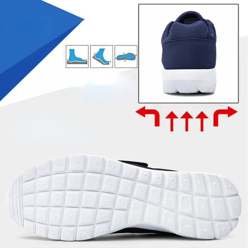 Men Mesh Sneakers Breathable Sport Running Jogging Shoes Comfort Walking Lightweight  Flats Vulcanize Tenis Shoes Footwear