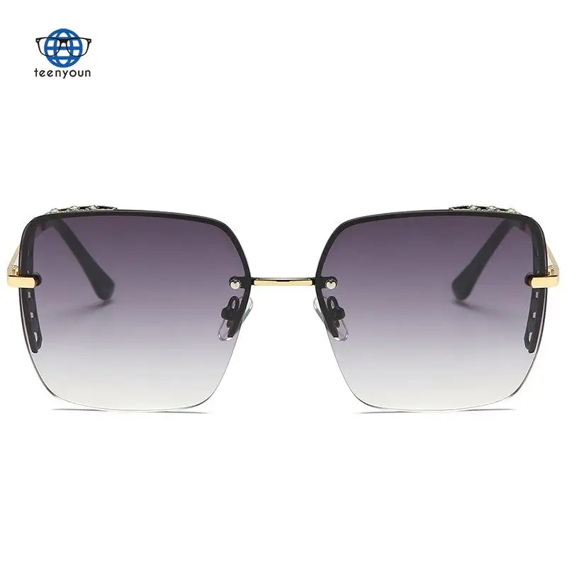 

Очки Teenyoun Trade, модная новая оправа, большая оправа, бриллиантовые оправы, женские паровые солнцезащитные очки, солнцезащитные очки